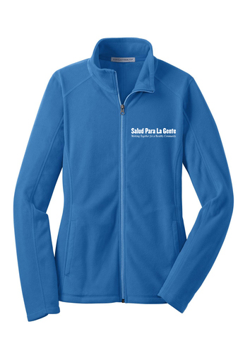 L223 Port Authority® Ladies Microfleece Jacket ($26.50) <br> Colors: Light Blue, Black,Grey