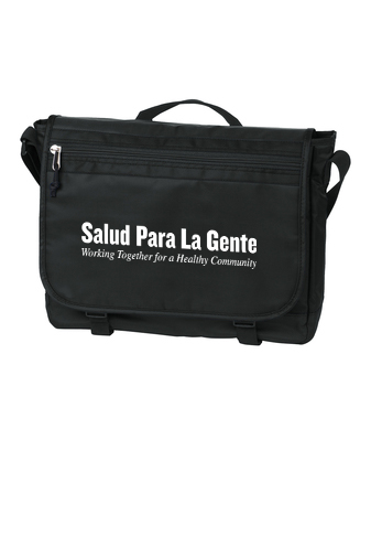 BG301 Port Authority® Nailhead Messenger ($22.38) <br> Colors: Nearly Black, Smoke Grey / Nearly Black