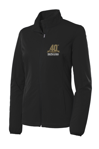 L717 Port Authority® Ladies Active Soft Shell Jacket ($35.98)<br> Special 40th Anniversary Color: Black