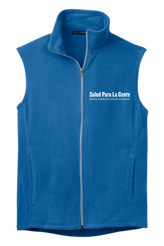 F226 Port Authority® Microfleece Vest ($24.50) <br> Colors: Light Blue, Navy, Grey, Black 